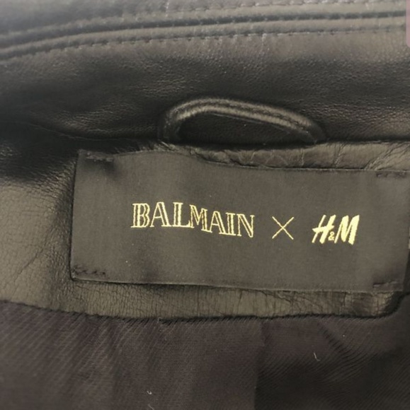 SOLD!!! Balmain leather jacket - Picture 6 of 8